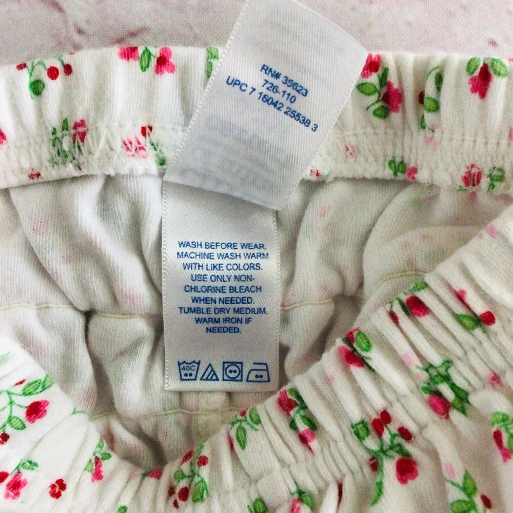 Carter’s Child of Mine Hearts and Flowers Cotton 2 Pc Set - Size 0-3 Months - Picture 5 of 7